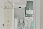 No Need to Pack Light - The Upper Level Bathroom Comes with a Washer and Dryer for Your Sunkissed Clothes